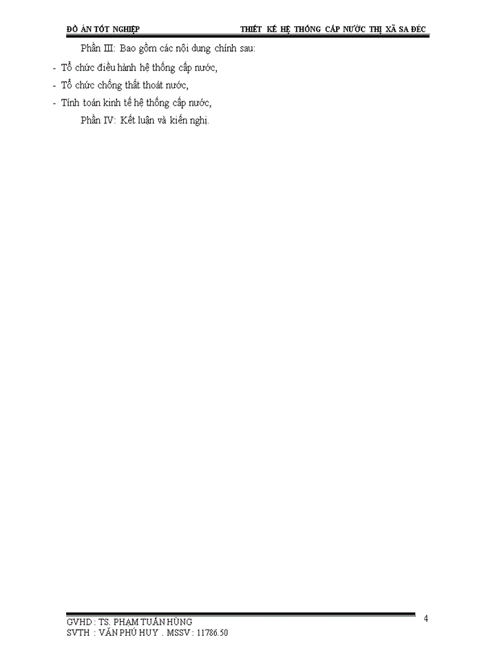 image for page Đồ án Thiết kế cải tạo hệ thống cấp nước Thị xó Sa Độc