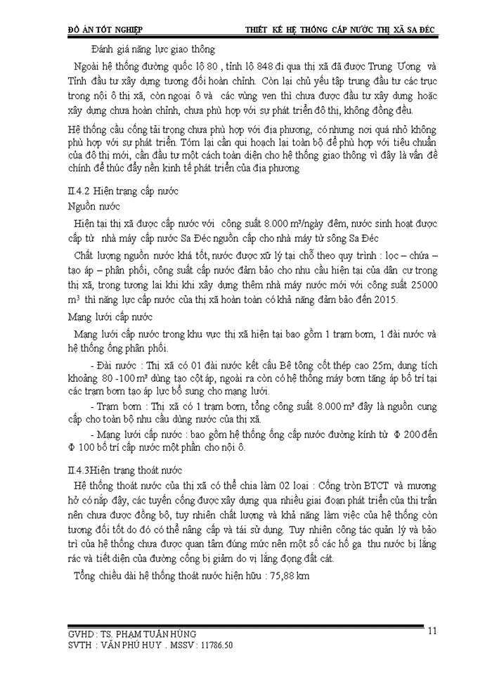 image for page Đồ án Thiết kế cải tạo hệ thống cấp nước Thị xó Sa Độc