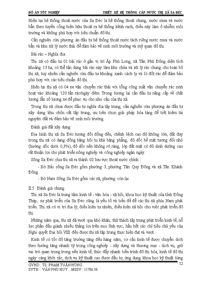 image for page Đồ án Thiết kế cải tạo hệ thống cấp nước Thị xó Sa Độc