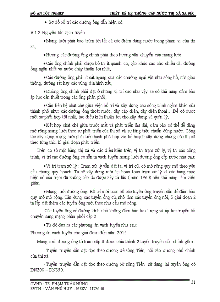 image for page Đồ án Thiết kế cải tạo hệ thống cấp nước Thị xó Sa Độc