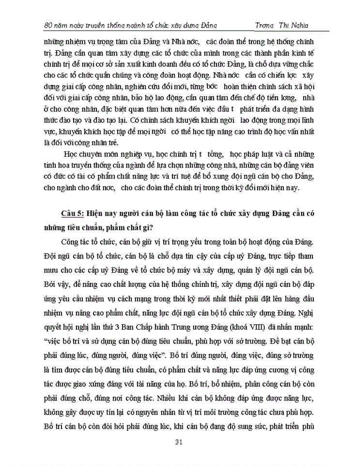 image for page Đảng Tìm hiểu 80 năm ngày truyền thống của ngành tổ chức xây dựng Đảng