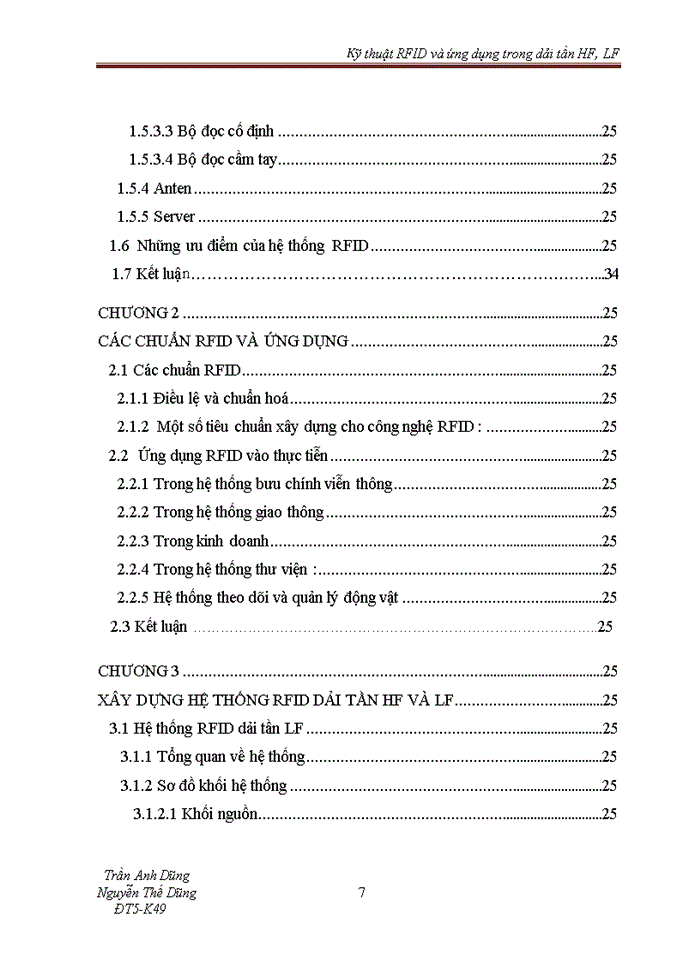 image for page Kỹ thuật RFID và ứng dụng trong dải tần HF LF