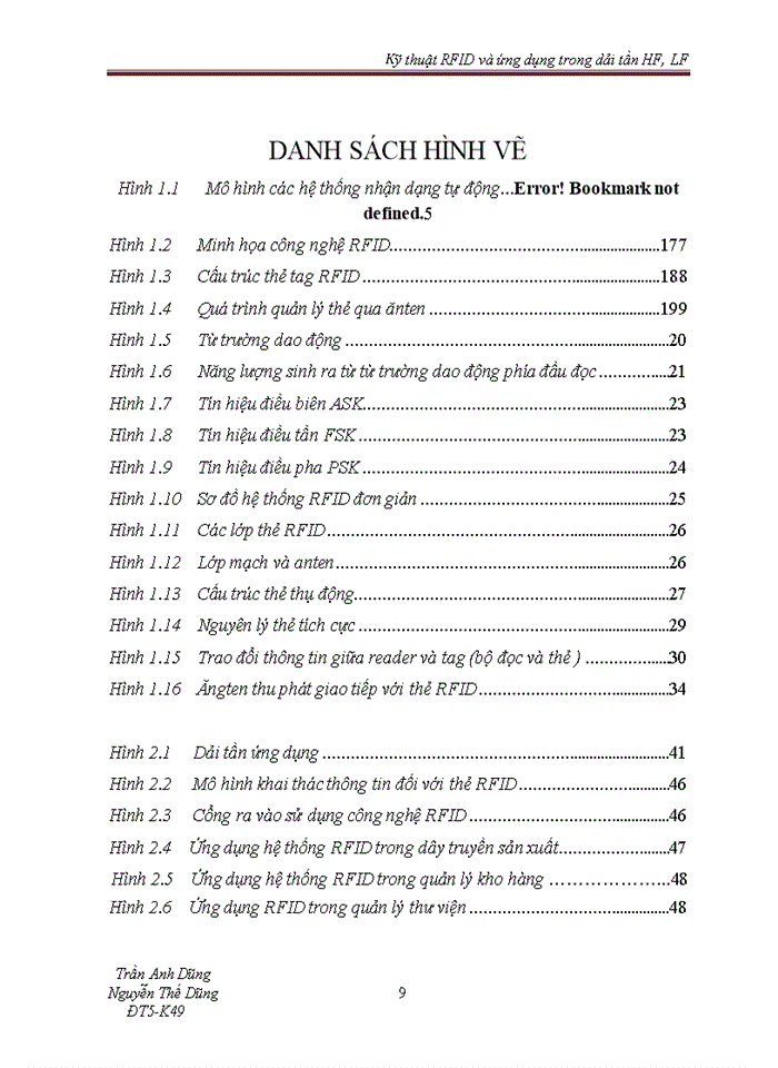 image for page Kỹ thuật RFID và ứng dụng trong dải tần HF LF