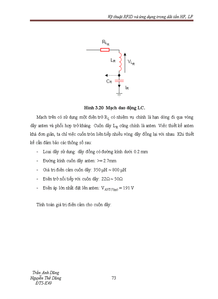 image for page Kỹ thuật RFID và ứng dụng trong dải tần HF LF