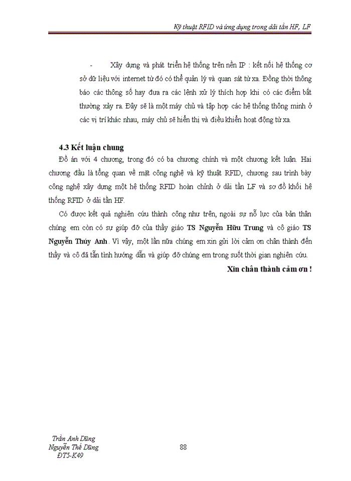 image for page Kỹ thuật RFID và ứng dụng trong dải tần HF LF