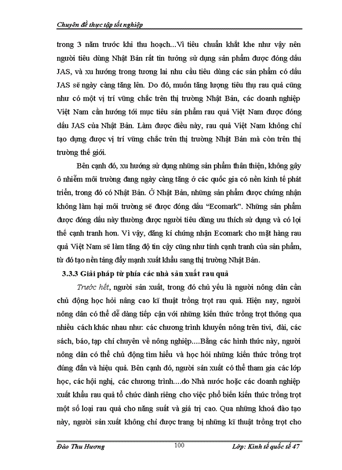 image for page Thỳc đẩy xuất khẩu mặt hàng rau quả của Việt Nam sang thị trường Nhật Bản