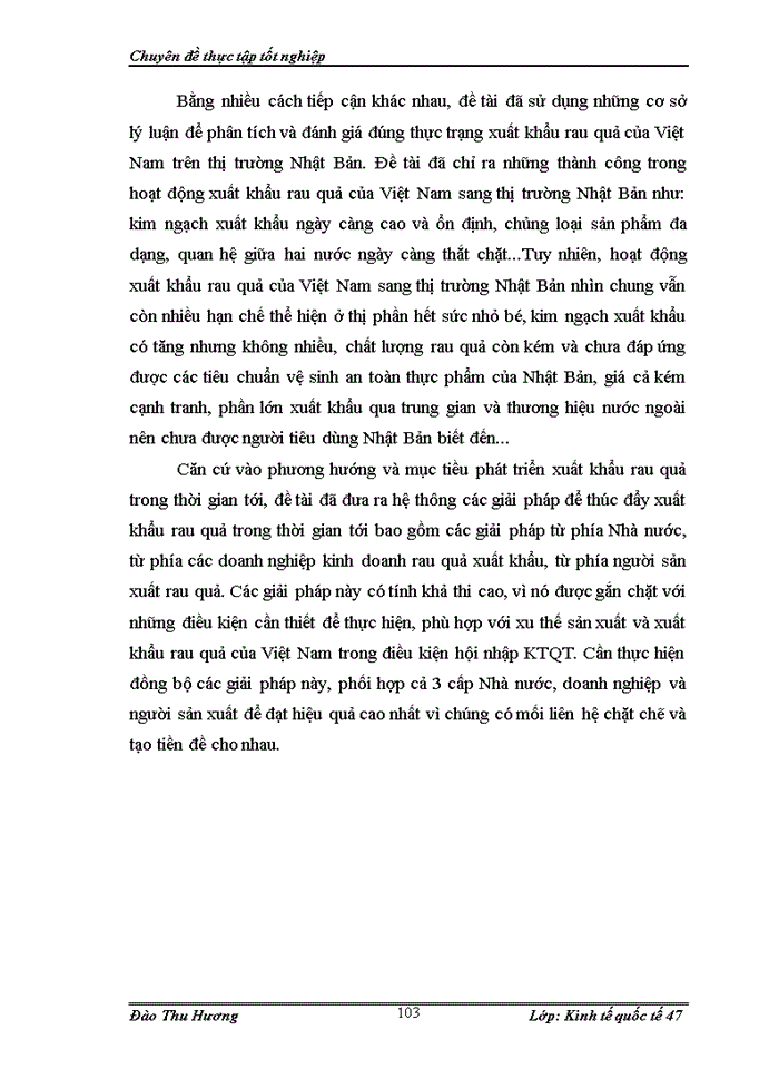 image for page Thỳc đẩy xuất khẩu mặt hàng rau quả của Việt Nam sang thị trường Nhật Bản