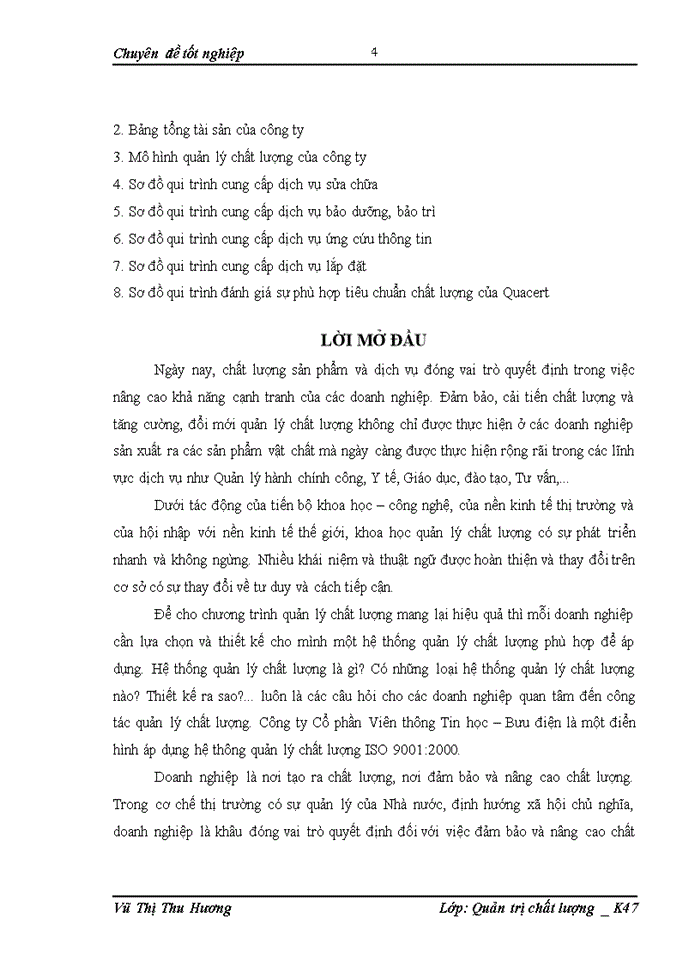 image for page Nõng cao chất lượng dịch vụ thụng qua việc hoàn thiện ỏp dụng Hệ thống quản lớ chất lượng ISO 9001 2000 tại công ty Cổ phần Viễn thụng Tin học - Bưu điện