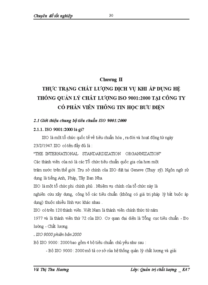 image for page Nõng cao chất lượng dịch vụ thụng qua việc hoàn thiện ỏp dụng Hệ thống quản lớ chất lượng ISO 9001 2000 tại công ty Cổ phần Viễn thụng Tin học - Bưu điện