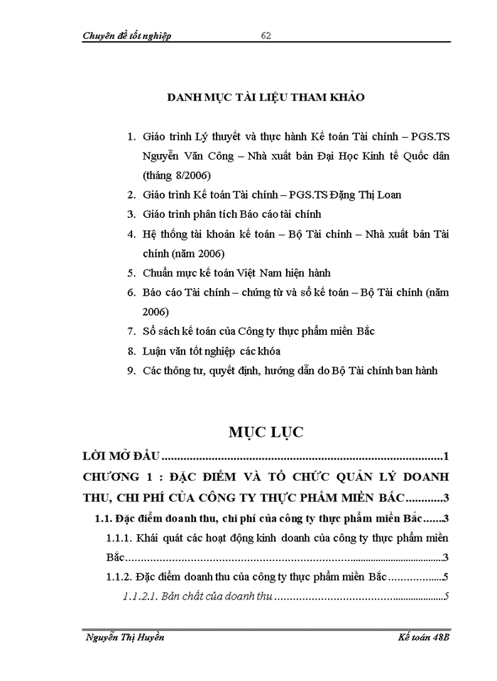 image for page Hoàn thiện Kế toán doanh thu chi phớ xỏc định kết quả kinh doanh tại công ty thực phẩm miền Bắc