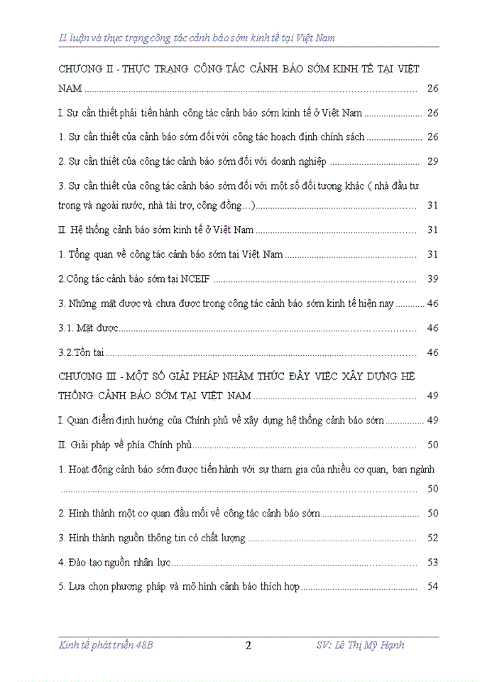 image for page Lí luọ̃n và thực trạng công tác cảnh báo sớm kinh tờ́ tại Viợ̀t Nam