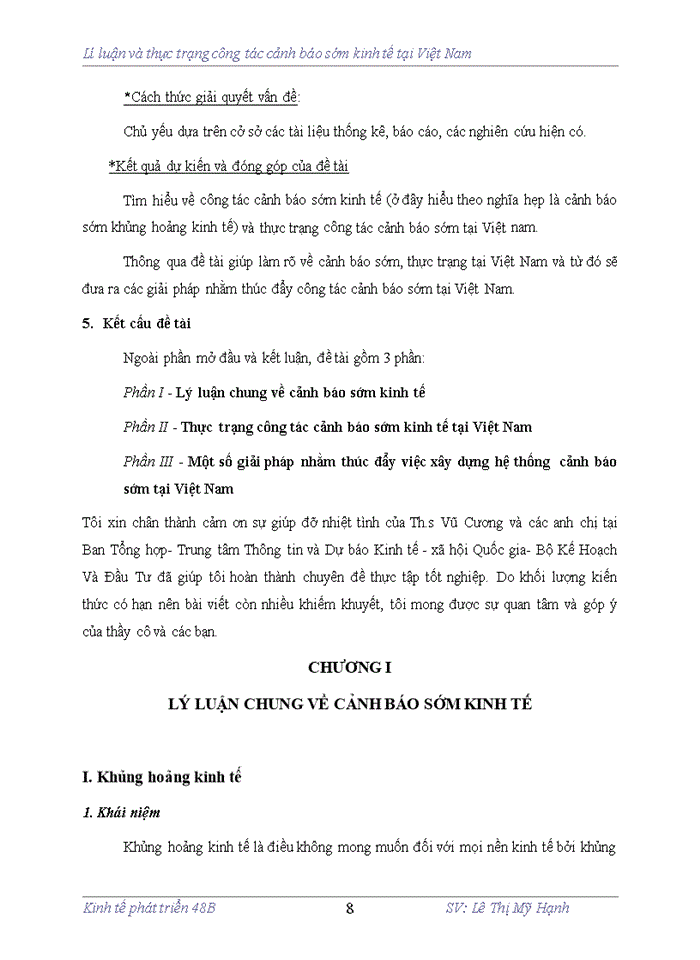 image for page Lí luọ̃n và thực trạng công tác cảnh báo sớm kinh tờ́ tại Viợ̀t Nam