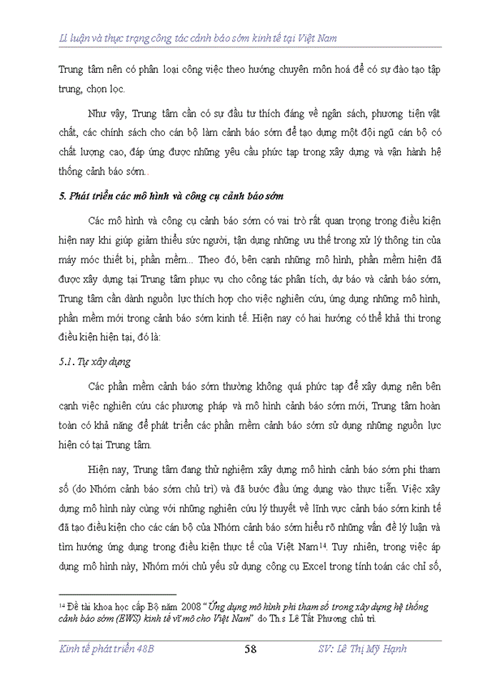 image for page Lí luọ̃n và thực trạng công tác cảnh báo sớm kinh tờ́ tại Viợ̀t Nam