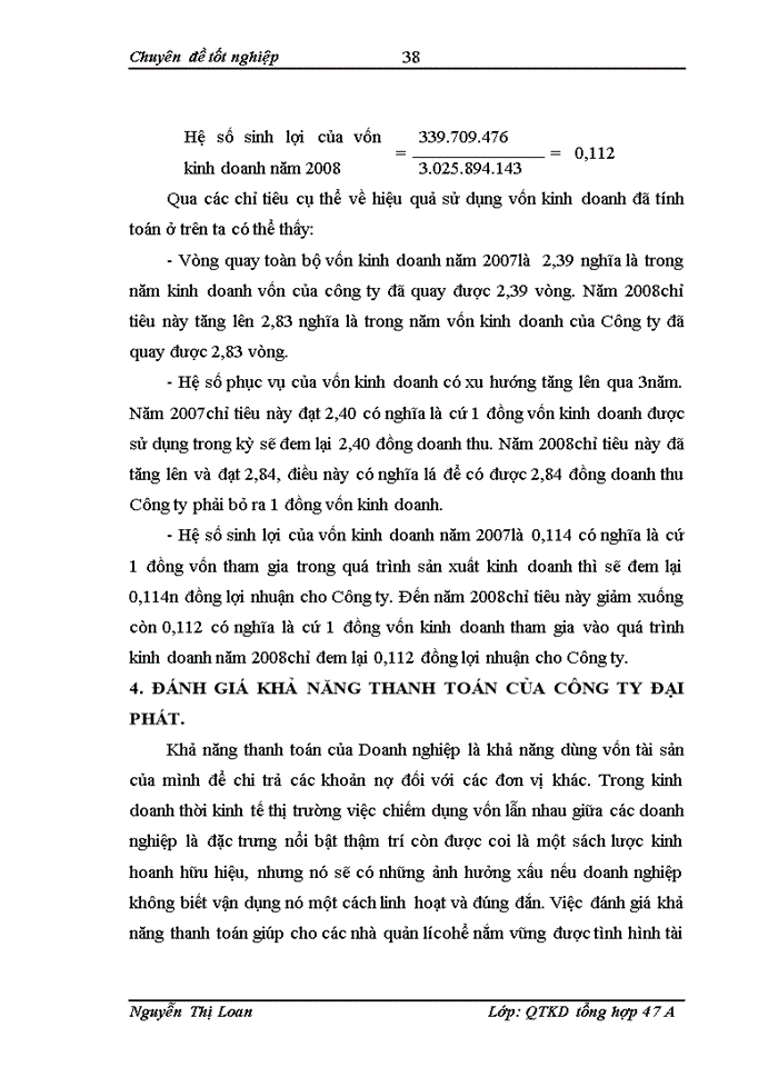 image for page Giải pháp nhằm nõng cao hiệu quả sử dụng vốn kinh doanh tại công ty Cổ phần đầu tư xõy dựng và thương mại Đại phát