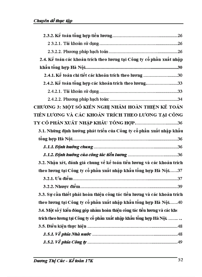 image for page Hoàn thiện công tác Kế toán tiền lương và các khoản trớch theo lương tại công ty cổ phần xuất nhập khẩu tổng hợp Hà Nội