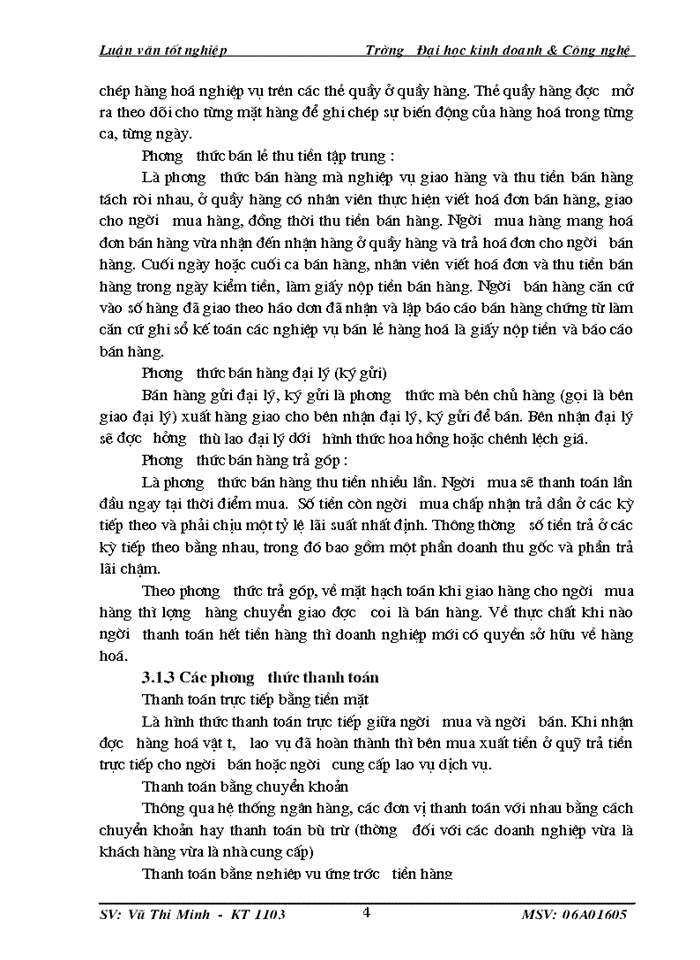 image for page Kế toán bán hàng và xác định kết quả bán hàng tại Công ty trách nhiệm hữu hạn sản xuất và thương mại Hải Long