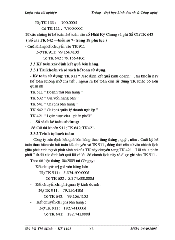 image for page Kế toán bán hàng và xác định kết quả bán hàng tại Công ty trách nhiệm hữu hạn sản xuất và thương mại Hải Long