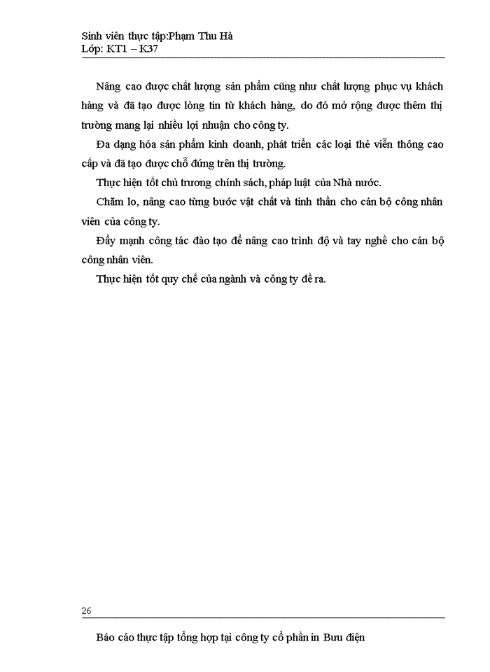 image for page Báo cỏo Tổng quan về công ty cổ phần in Bưu điện