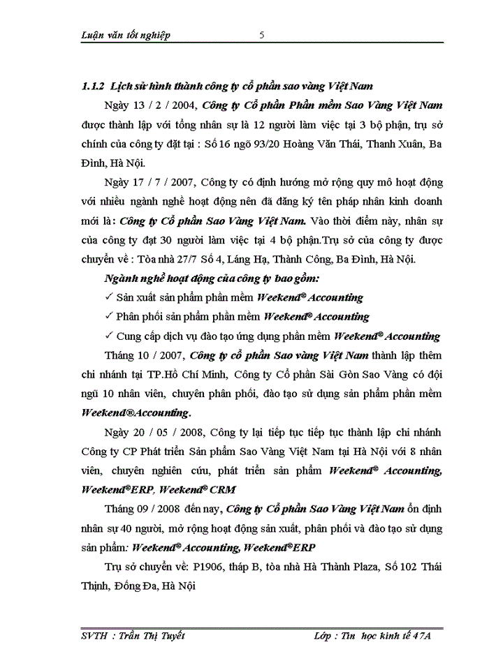 image for page ThS Xõy dựng hệ thống thụng tin quản lý khách hàng tại công ty cổ phần Sao vàng Việt Nam