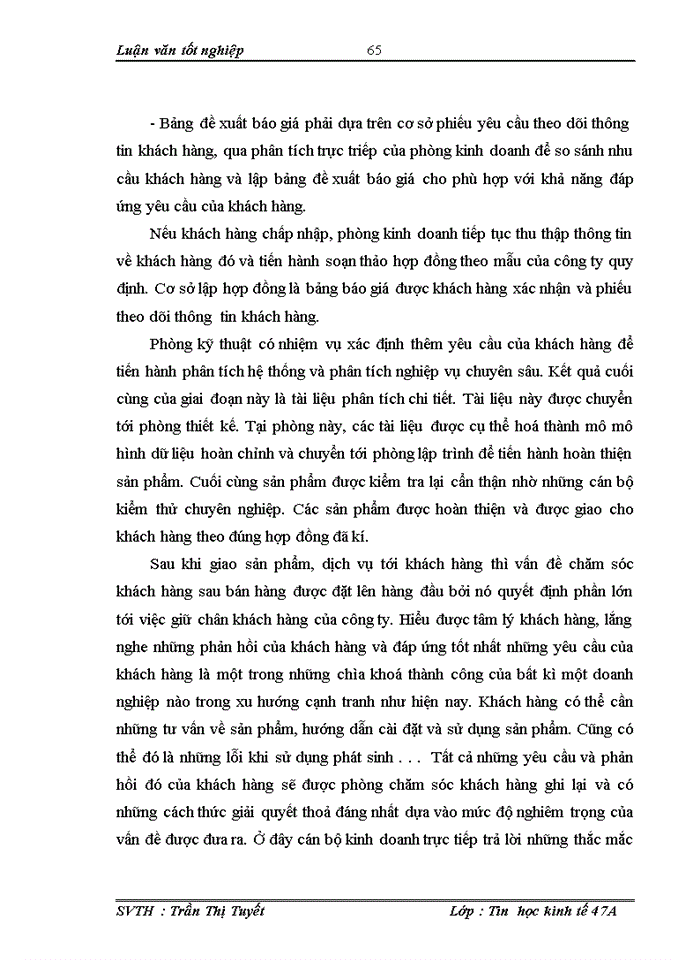 image for page ThS Xõy dựng hệ thống thụng tin quản lý khách hàng tại công ty cổ phần Sao vàng Việt Nam