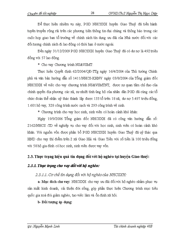 image for page Giải phap mở rộng hoạt cho vay ưu đói đối với hộ nghốo tại ngân hàng chính sỏch xó hội Phũng Giao dịch huyện Giao Thuỷ