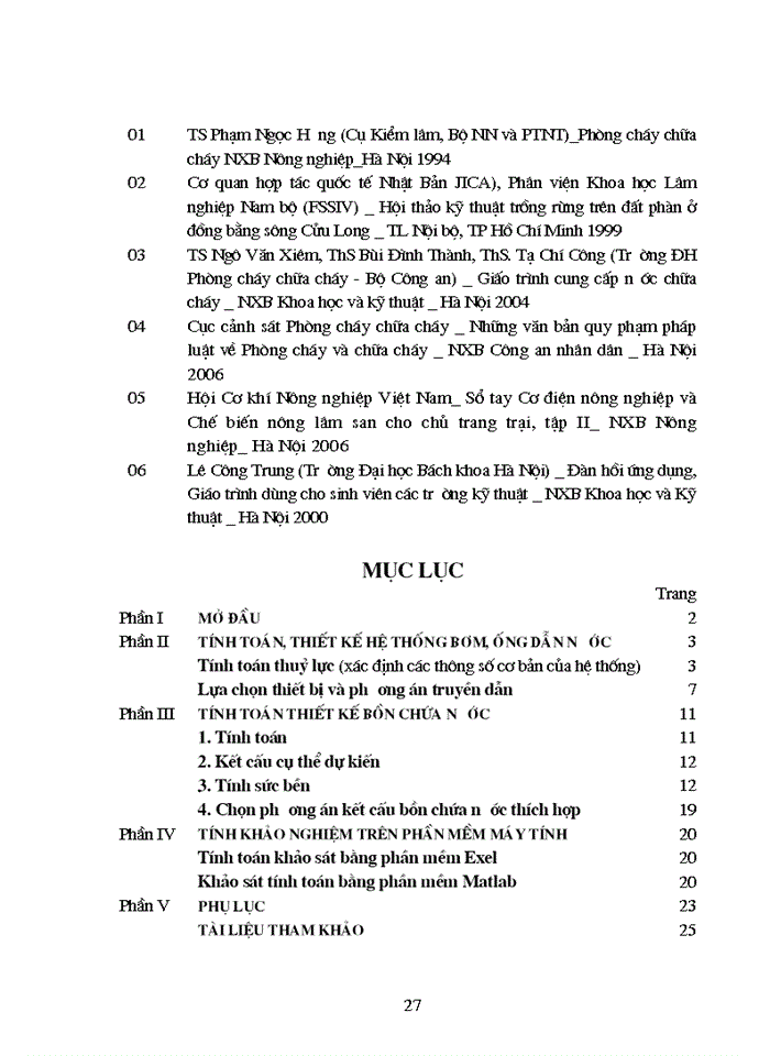 image for page Tính toán thiết kế hệ thống bơm ống dẫn nước