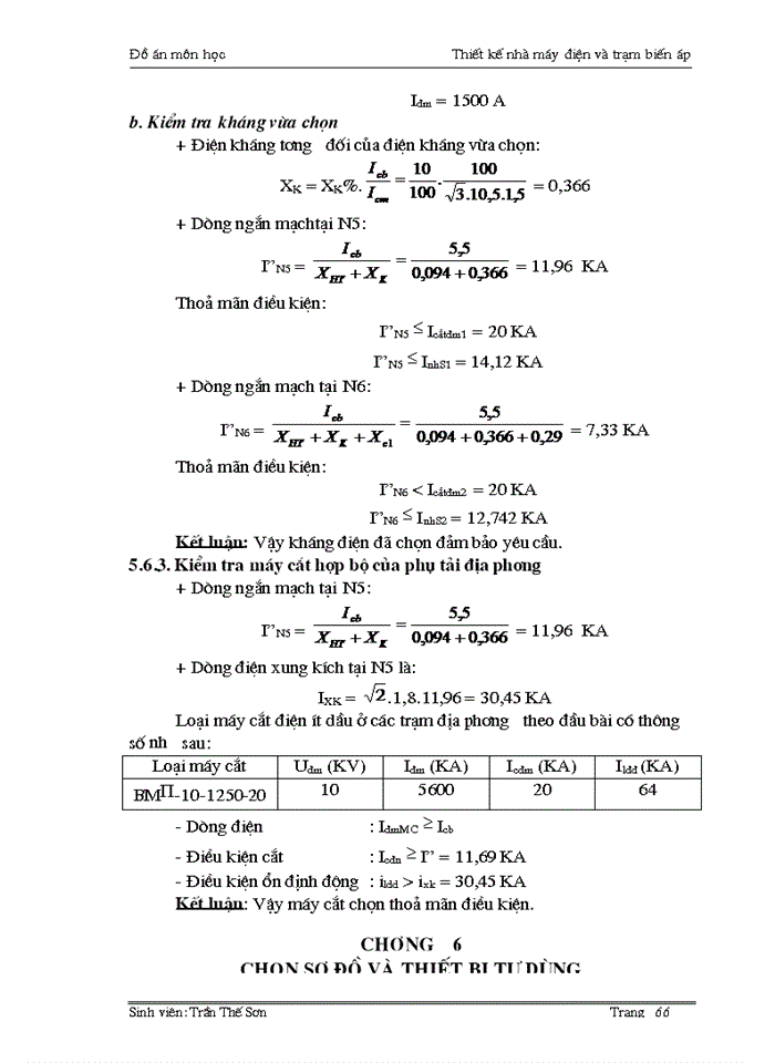 image for page Thiết kế phần điện cho nhà máy nhiệt điện Công suất 240MW