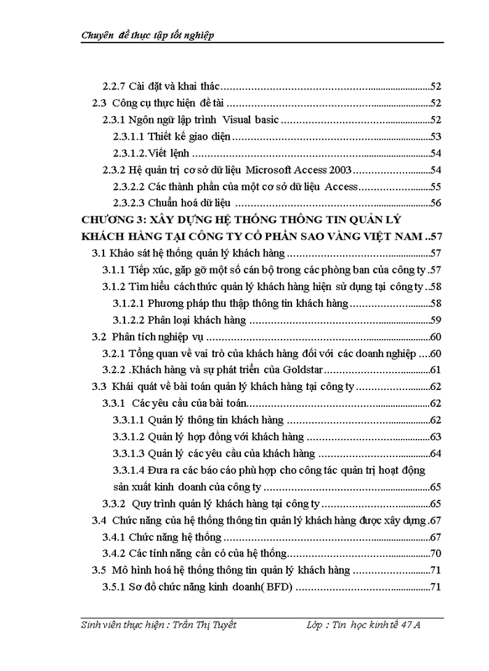 image for page THS Xõy dựng hệ thống thụng tin quản lý khách hàng tại công ty cổ phần Sao vàng Việt Nam