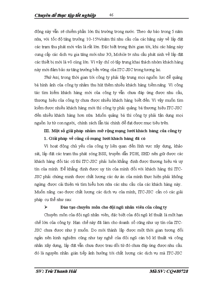 image for page Giải pháp phát triển mạng lưới khách hàng công ty cổ phần phát triển dịch vụ viễn thụng ITC-JSC