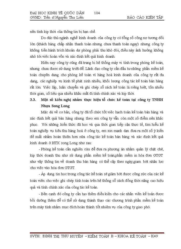 image for page THS Tụ̉ chức bụ̣ máy kờ́ toán và hợ̀ thụ́ng kờ́ toán tại công ty trách nhiệm hữu hạn Nhựa Song Long