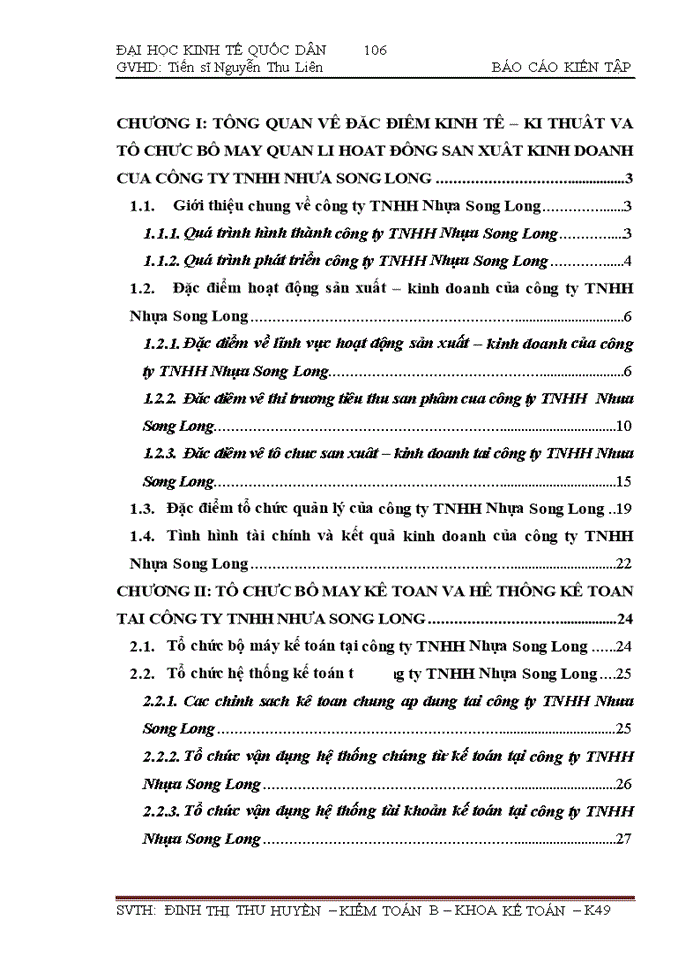 image for page THS Tụ̉ chức bụ̣ máy kờ́ toán và hợ̀ thụ́ng kờ́ toán tại công ty trách nhiệm hữu hạn Nhựa Song Long