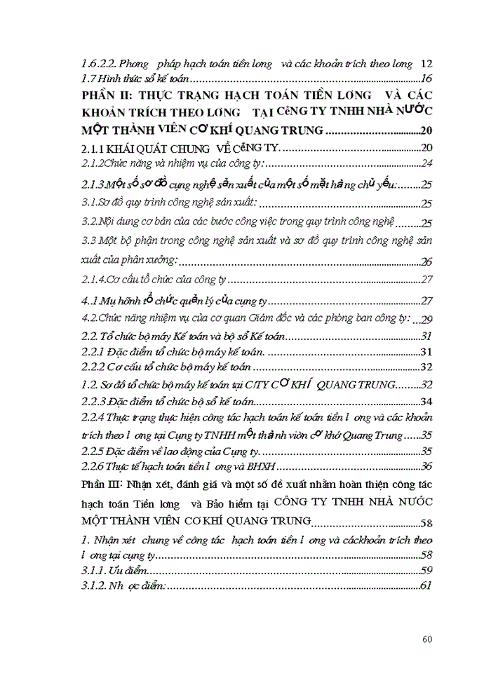 image for page Hạch toán tiền lương và các khoản trớch theo lương tại công ty trách nhiệm hữu hạn nhà nước một thành viên cơ khớ Quang Trung