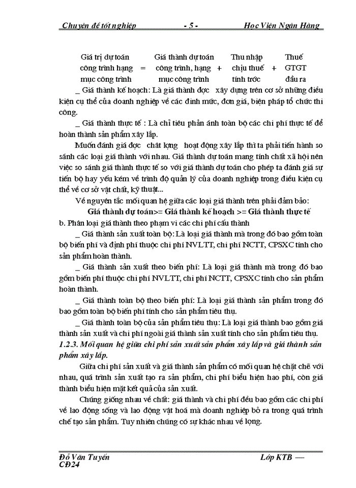 image for page Hoàn thiện công tác Kế toán tập hợp chi phớ sản xuất và tớnh giá thành sản phẩm xõy lắp