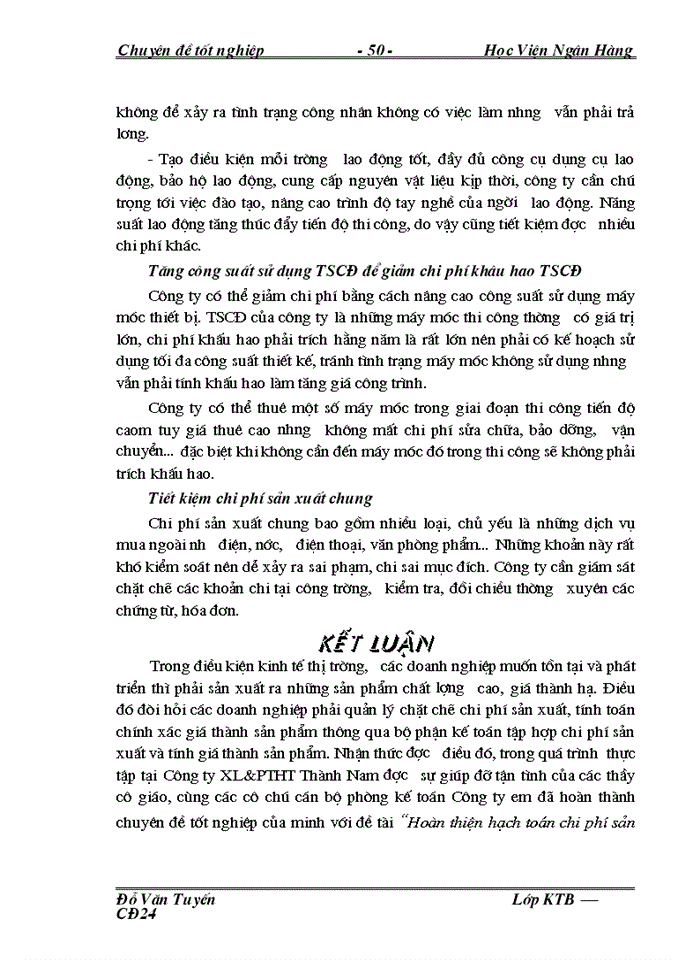 image for page Hoàn thiện công tác Kế toán tập hợp chi phớ sản xuất và tớnh giá thành sản phẩm xõy lắp