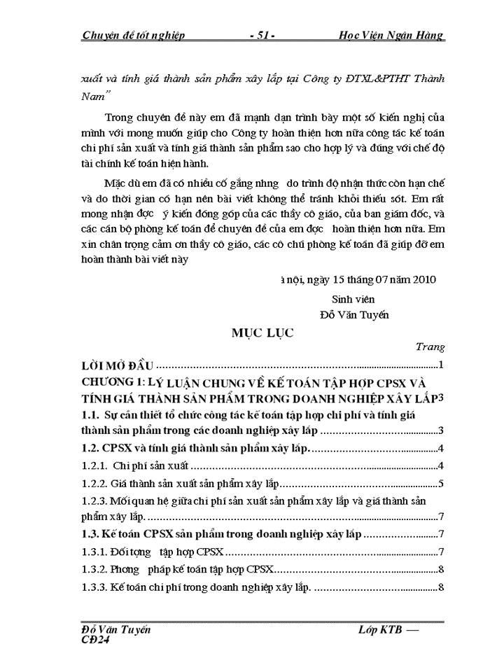 image for page Hoàn thiện công tác Kế toán tập hợp chi phớ sản xuất và tớnh giá thành sản phẩm xõy lắp