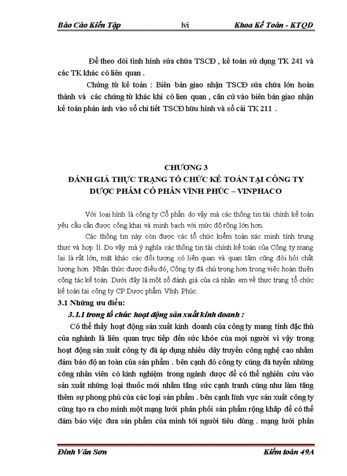image for page THỰC TRẠNG TỔ CHỨC KẾ TOÁN TẠI CễNG TY DƯỢC PHẨM CỔ PHẦN VĨNH PHÚC VINPHACO