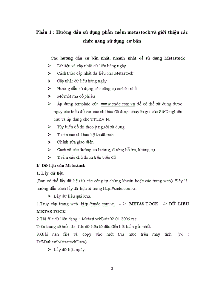 image for page Hướng dẫn sử dụng phần mềm metastock và giới thiệu các chức năng sử dụng cơ bản