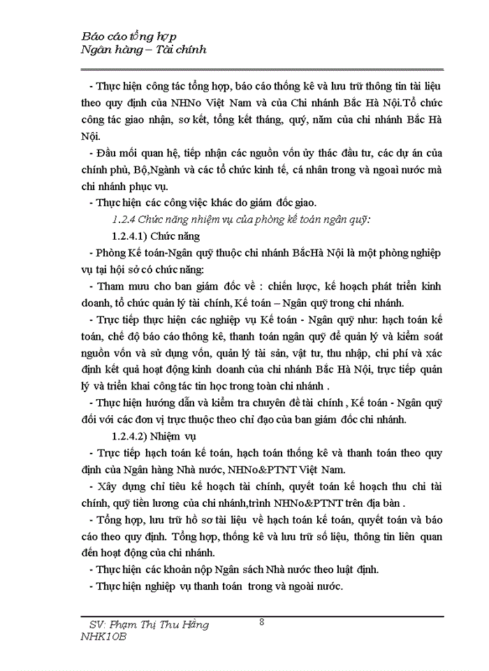 image for page Thực trạng cho vay tiờu dựng tại NHNo PTNT Việt Nam chi nhánh Bắc Hà Nội