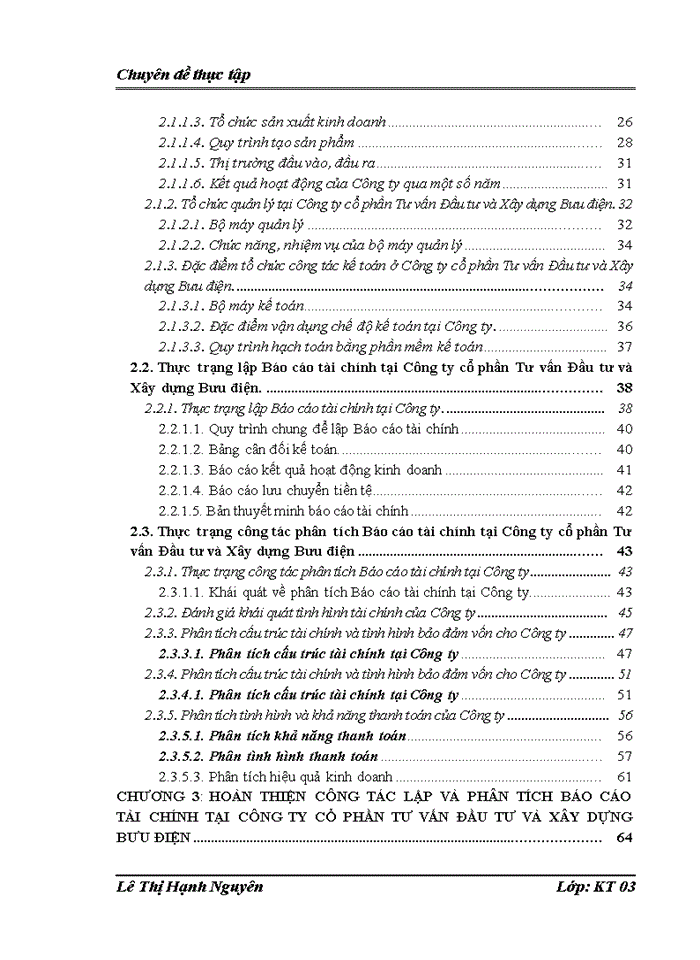 image for page Lập và phừn tớch báo cỏo tài chính tại công ty cổ phần Tư vấn Đầu tư và Xừy dựng Bưu điện