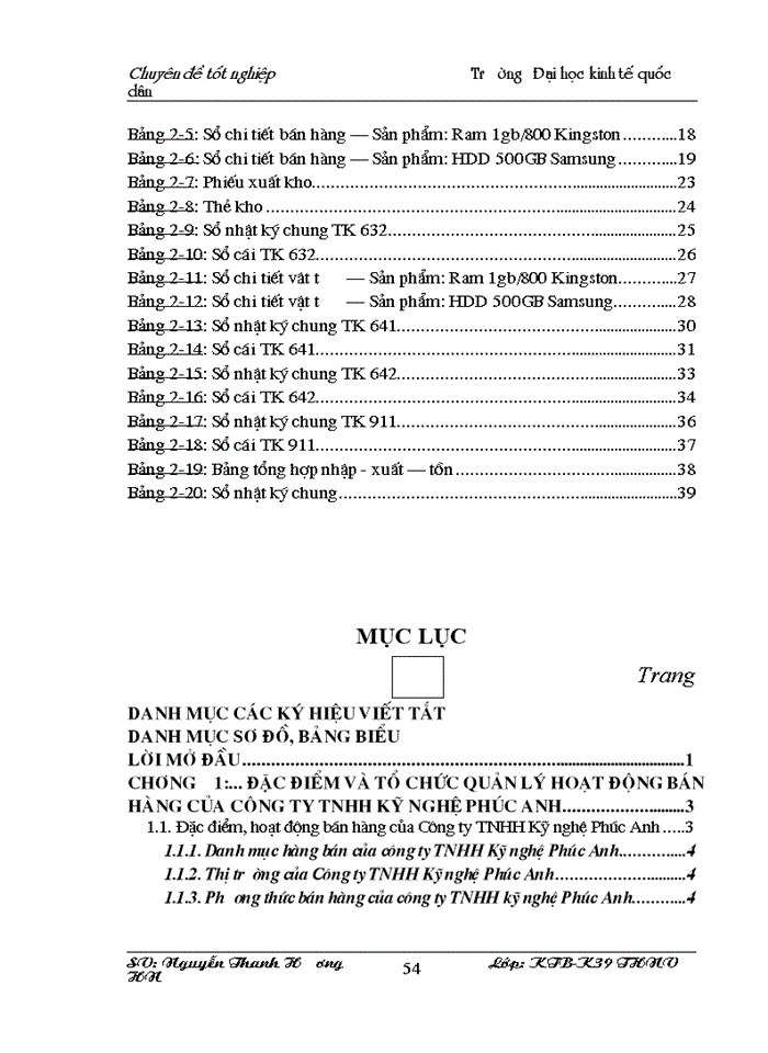image for page Hoàn thiện Kế toán bán hàng và xỏc định kết quả kinh doanh tại công ty trách nhiệm hữu hạn Kỹ Nghệ Phỳc Anh