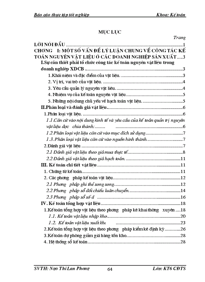 image for page Tổ chức công tác Kế toán nguyờn vật liệu và tỡnh hỡnh quản lý sử dụng nguyờn vật liệu tại công ty cổ phần Cầu Đuống