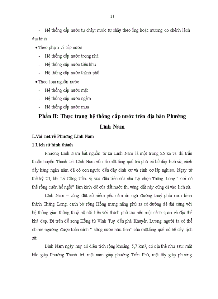 image for page Thực trạng và giải pháp cho vấn đề cấp nước sạch trờn địa bàn Phường Lĩnh Nam Quận Hoàng Mai- Hà Nội