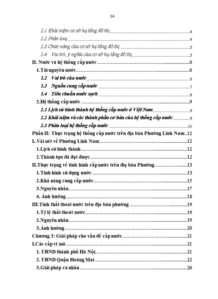 image for page Thực trạng và giải pháp cho vấn đề cấp nước sạch trờn địa bàn Phường Lĩnh Nam Quận Hoàng Mai- Hà Nội