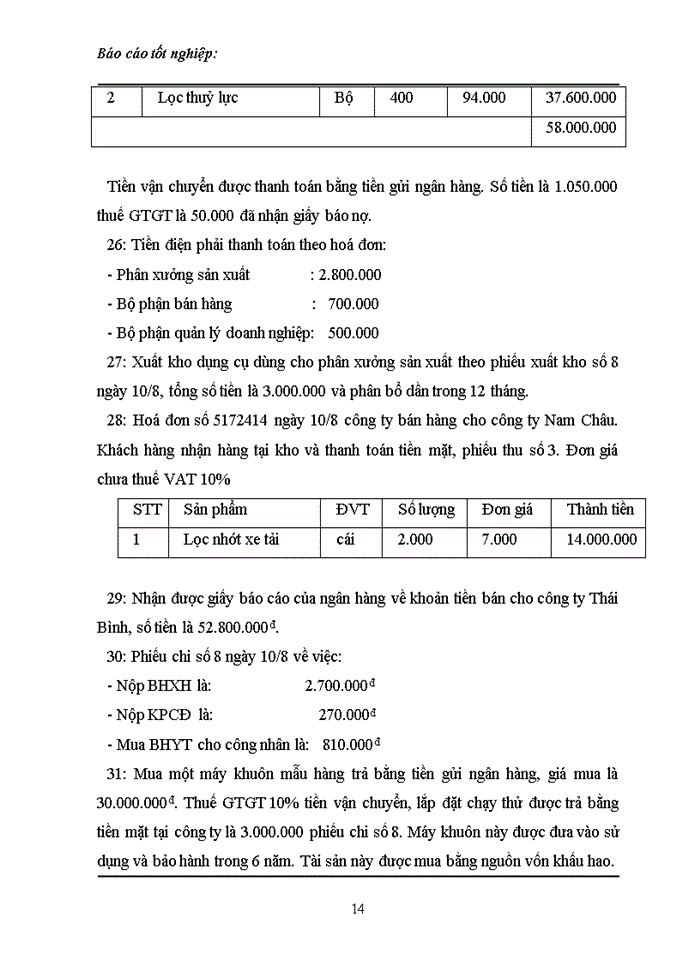 image for page Tổng hợp về công tác Kế toán tại công ty trách nhiệm hữu hạn Thương mại và dịch vụ Thỏi Dương trong tháng 8 năm 2007