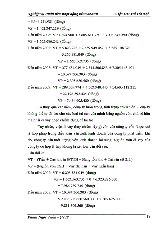 image for page Báo cáo công ty trách nhiệm hữu hạn Đầu Tư và phát triển công nghệ Thỏi Dương