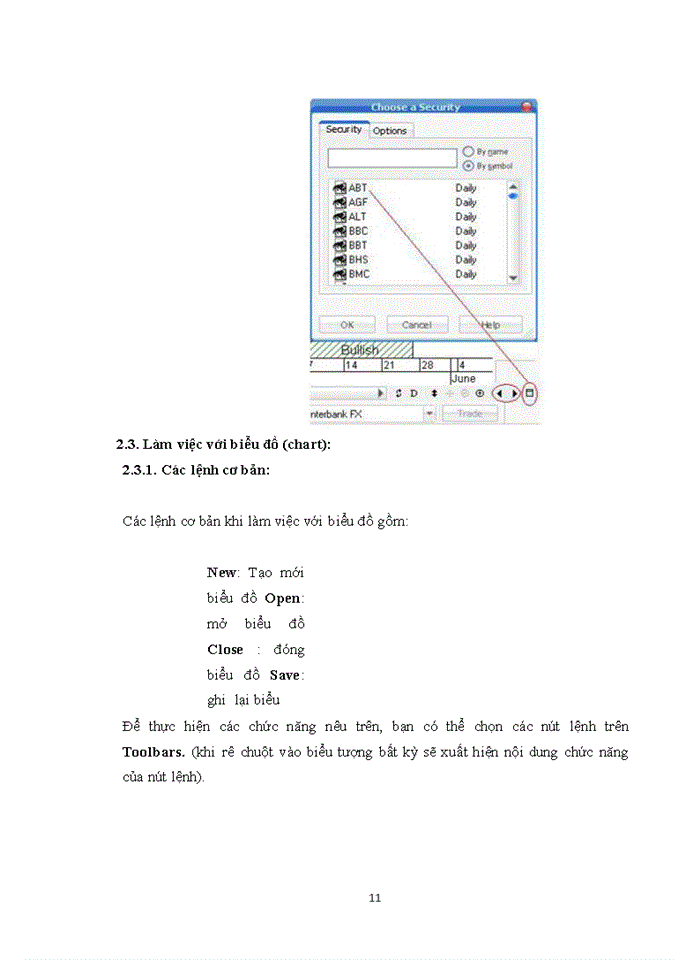 image for page SỬ DỤNG PHẦN MỀM METASTOCK ĐỂ PHÂN TÍCH MÃ CHỨNG KHOÁN VCB