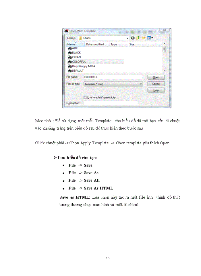 image for page SỬ DỤNG PHẦN MỀM METASTOCK ĐỂ PHÂN TÍCH MÃ CHỨNG KHOÁN VCB