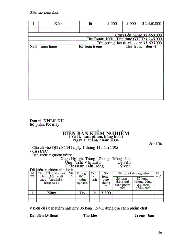 image for page Tổ chức Kế toán Nguyờn vật liệu tại công ty Dệt 8-3