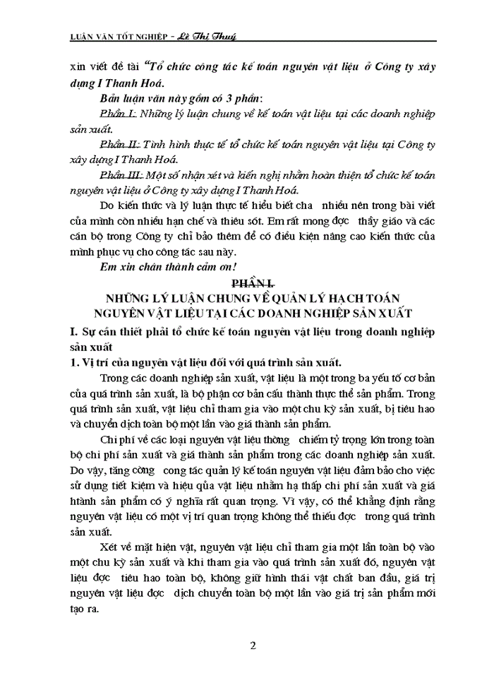 image for page Hạch toán nguyờn vật liệu tại công ty lắp mỏy và xừy dựng số 5