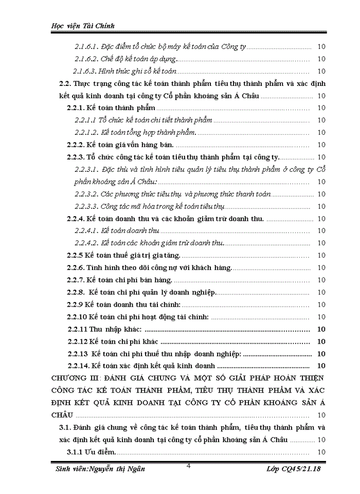 image for page Tổ chức kế toán thành phẩm tiêu thụ thành phẩm và xác định kết quả kinh doanh tại công ty Cổ phần Khoáng sản Á Châu